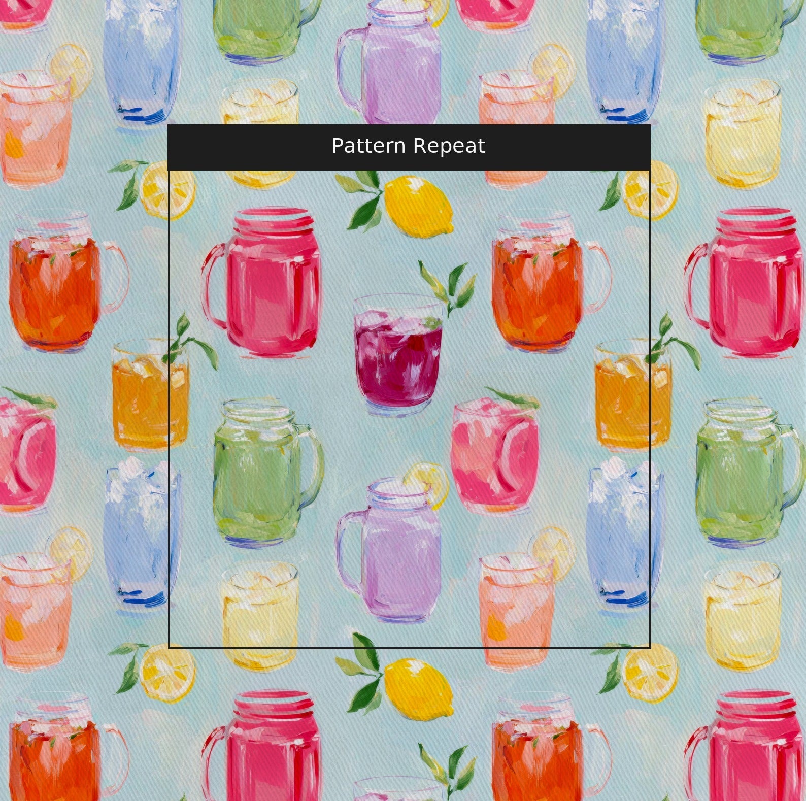 19th Hole Refreshments - Fabric - Linen Rowe