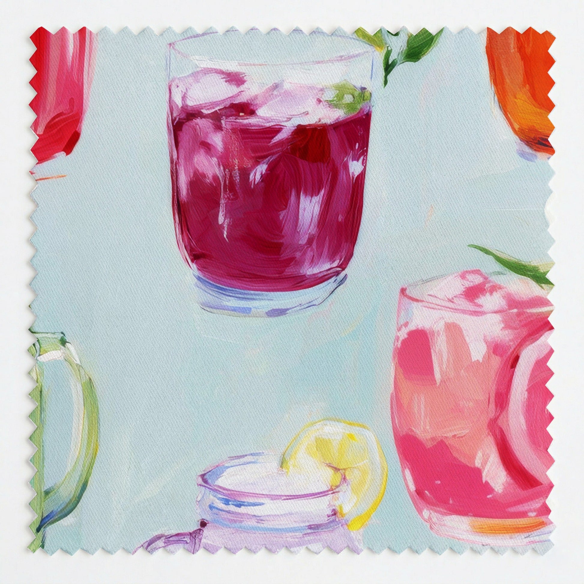 19th Hole Refreshments - Fabric - Linen Rowe