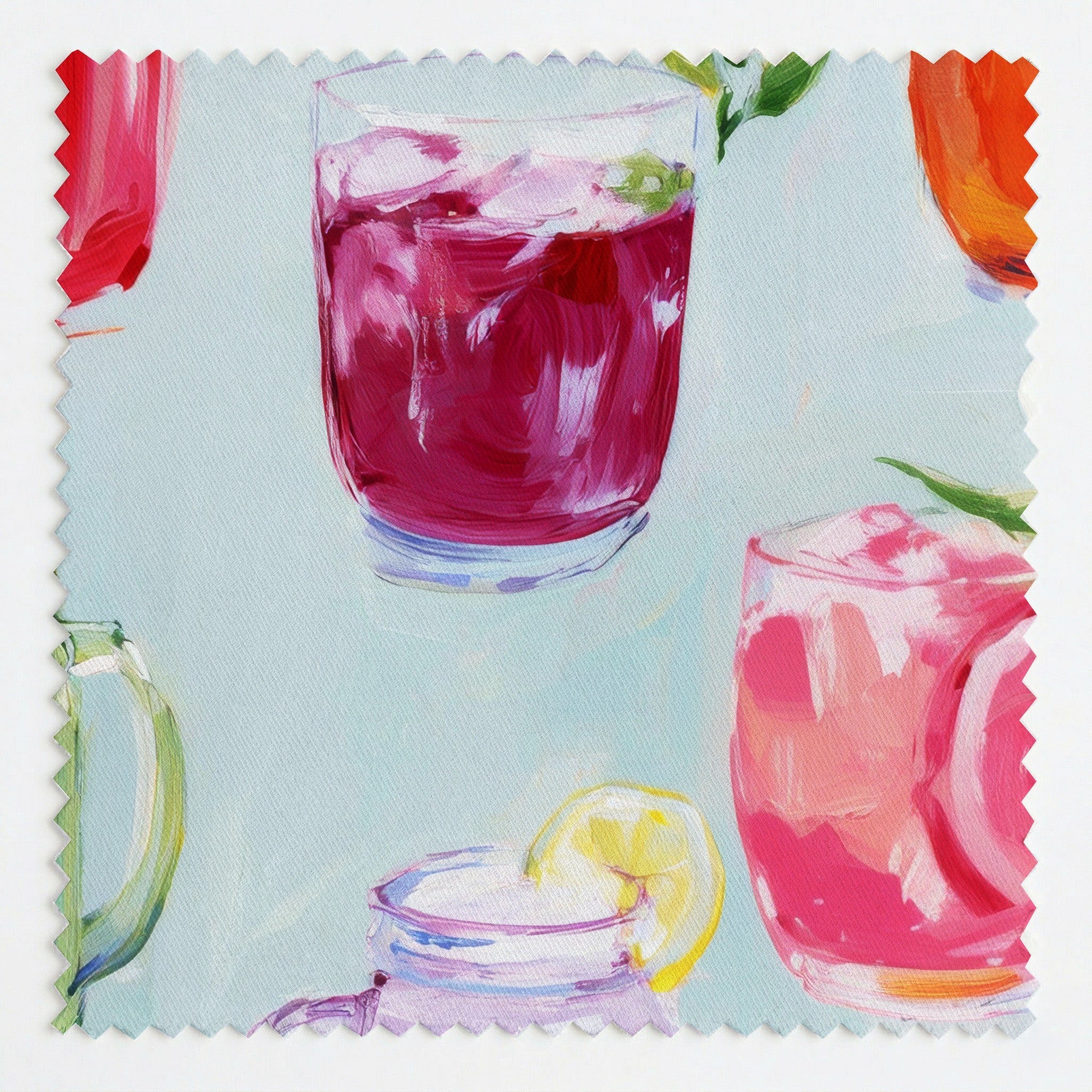 19th Hole Refreshments - Fabric - Linen Rowe