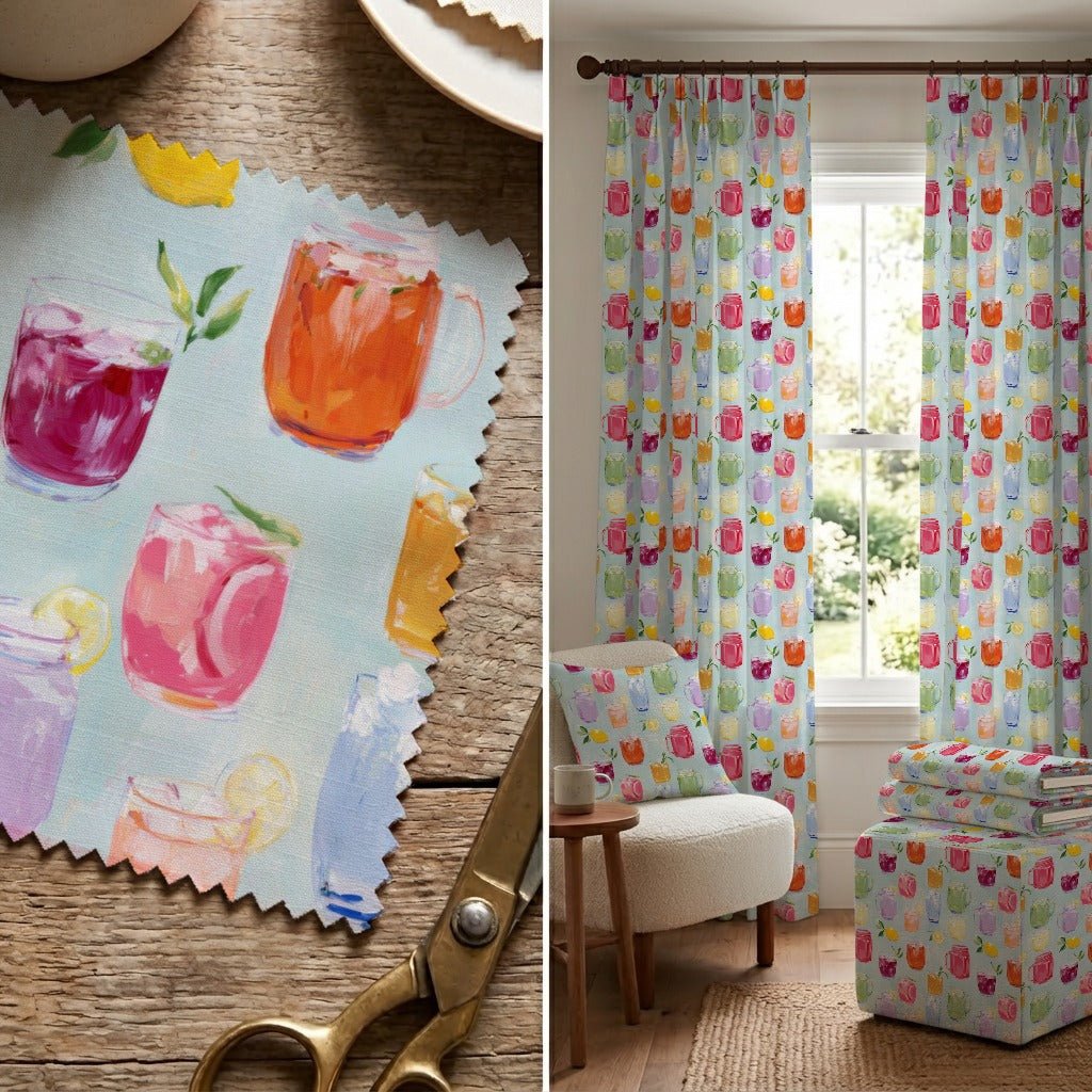 19th Hole Refreshments - Fabric - Linen Rowe