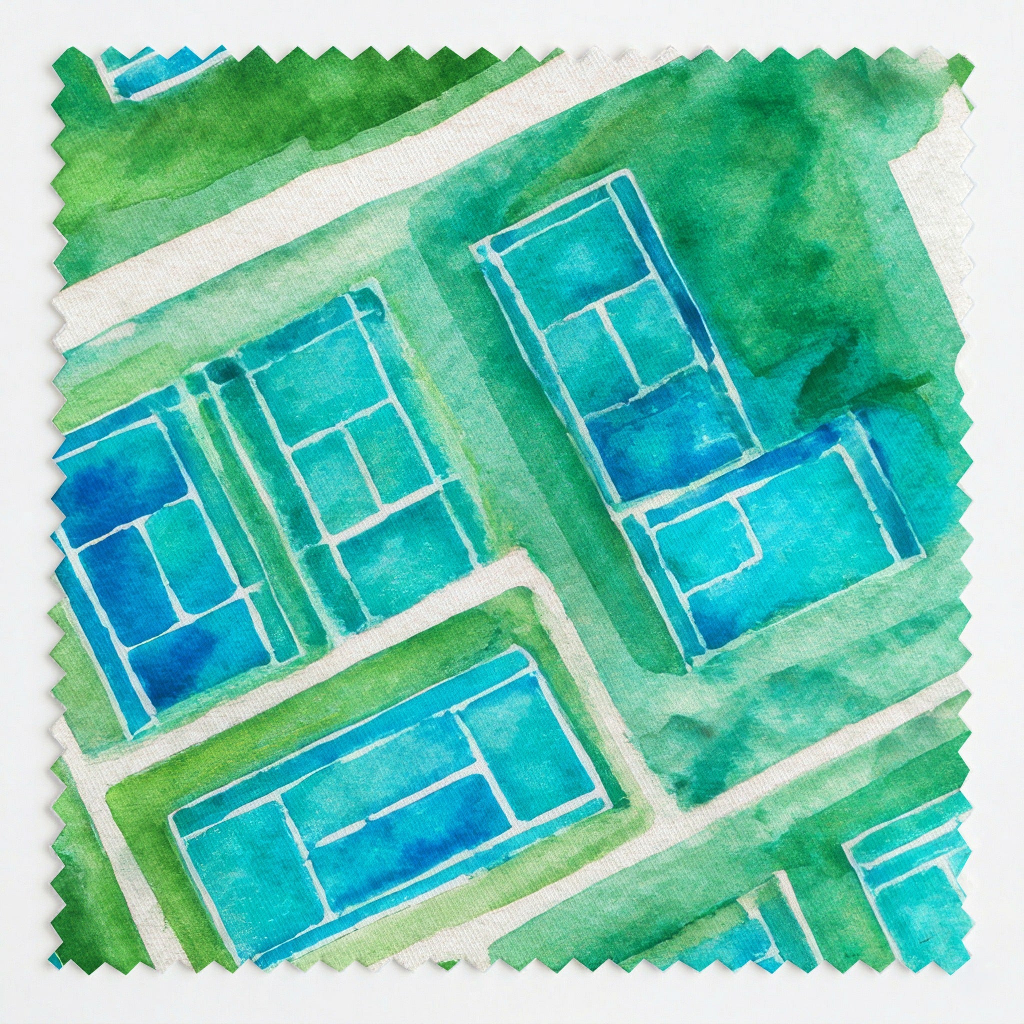 Aerial Courts - Fabric - Linen Rowe