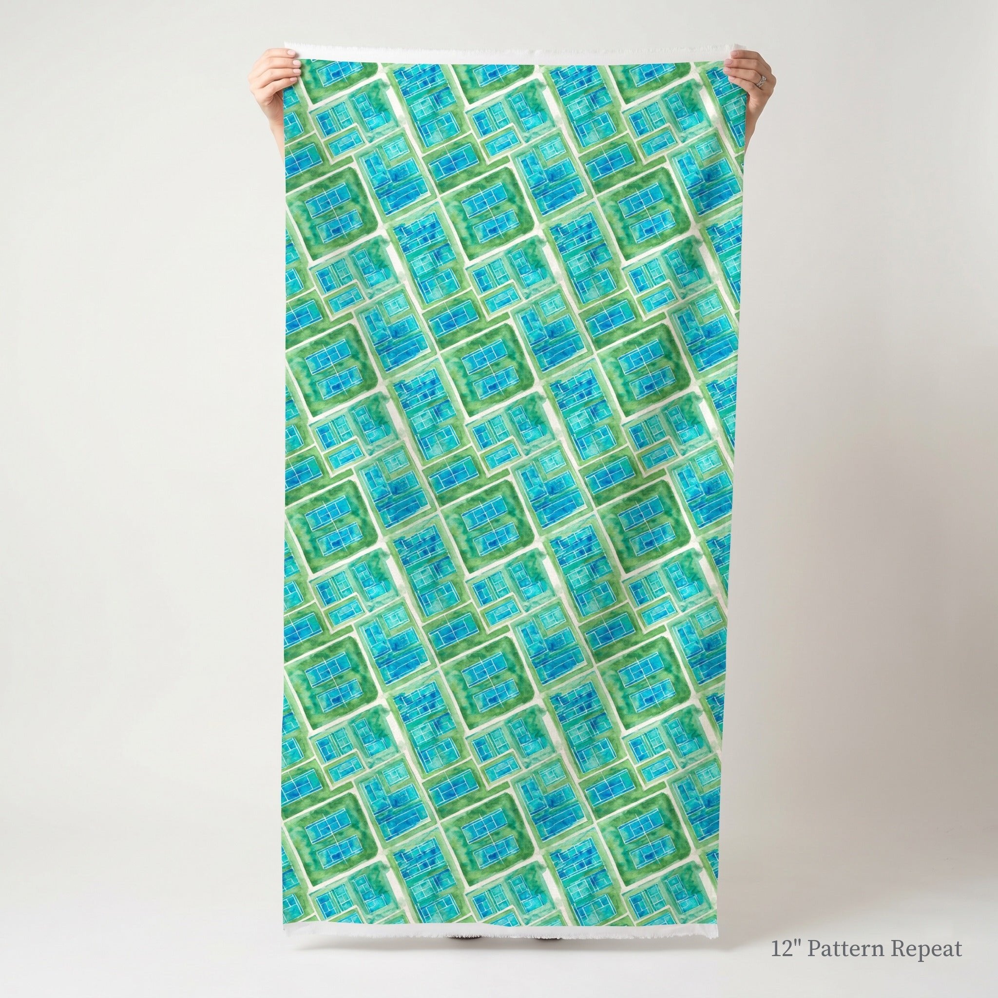 Aerial Courts - Fabric - Linen Rowe