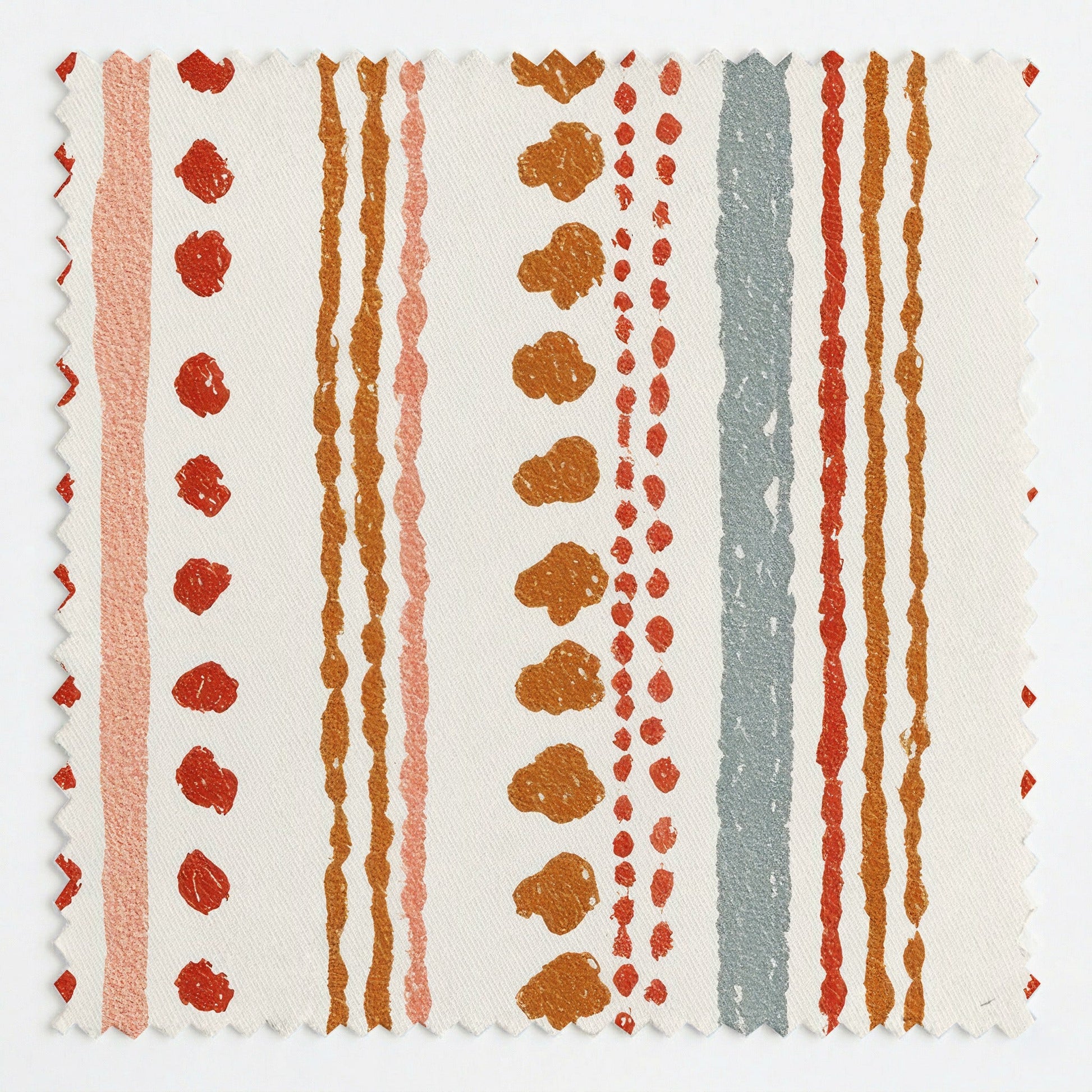 Alex Dot Stripes - Fabric - Linen Rowe