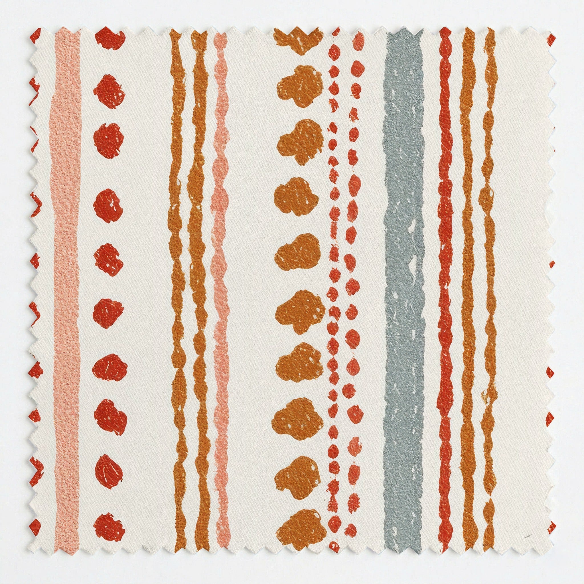 Alex Dot Stripes - Fabric - Linen Rowe