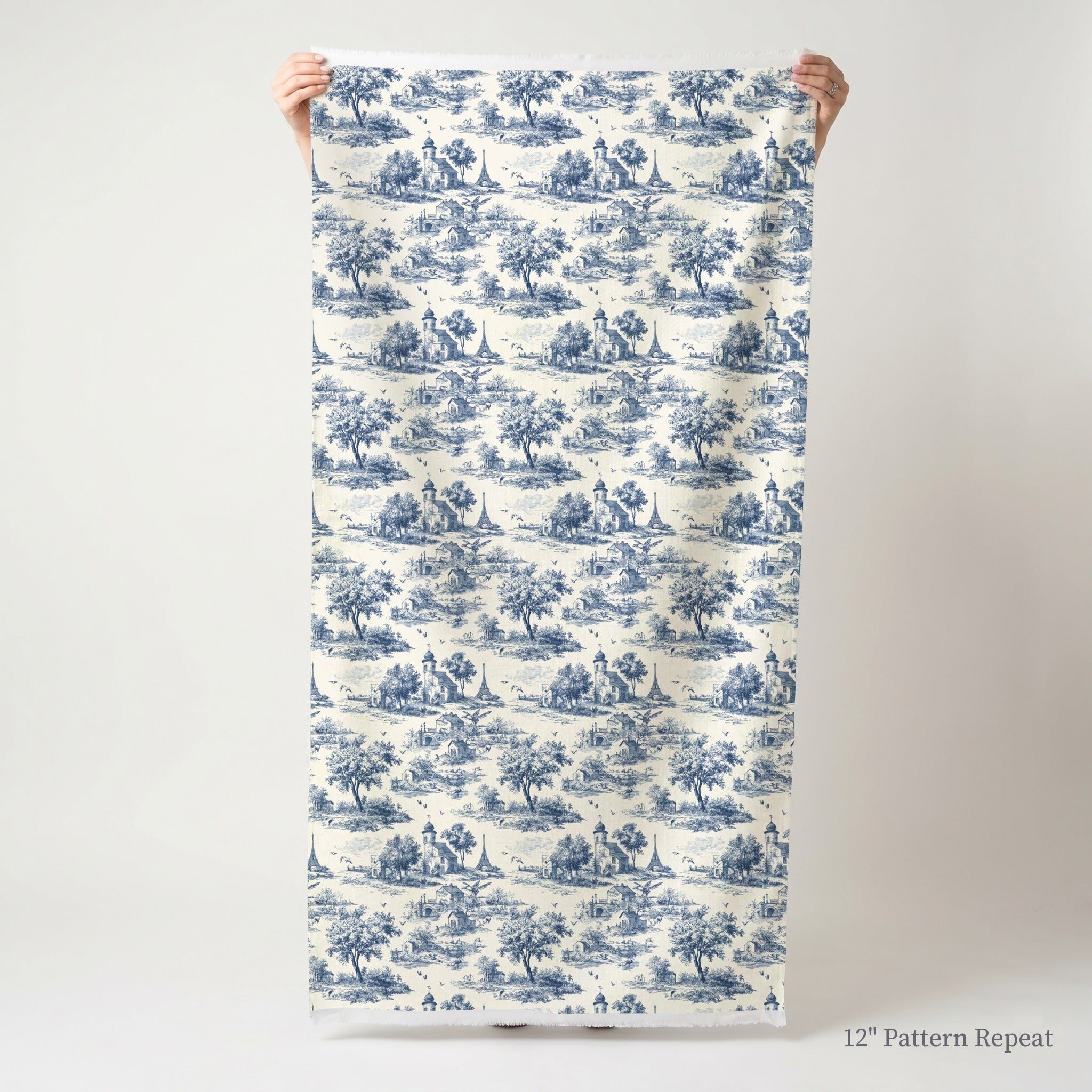 Alexandra Toile - Fabric - Linen Rowe
