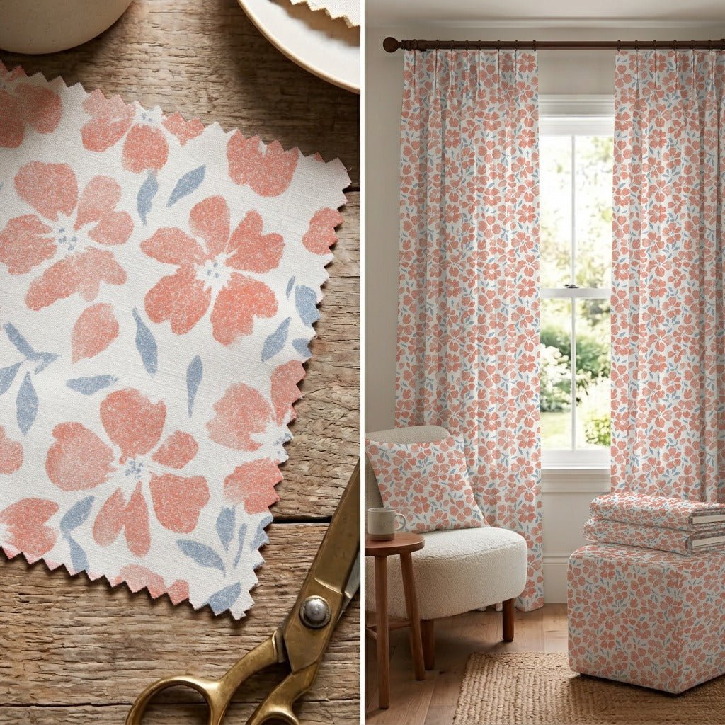 Alistona Floral - Fabric - Linen Rowe