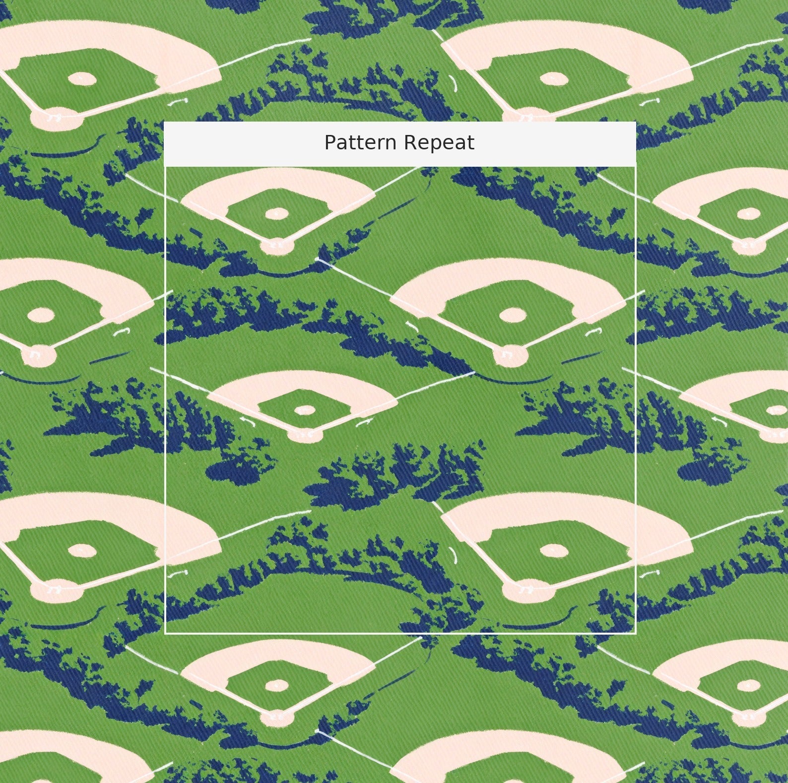 All American Diamond - Fabric - Linen Rowe