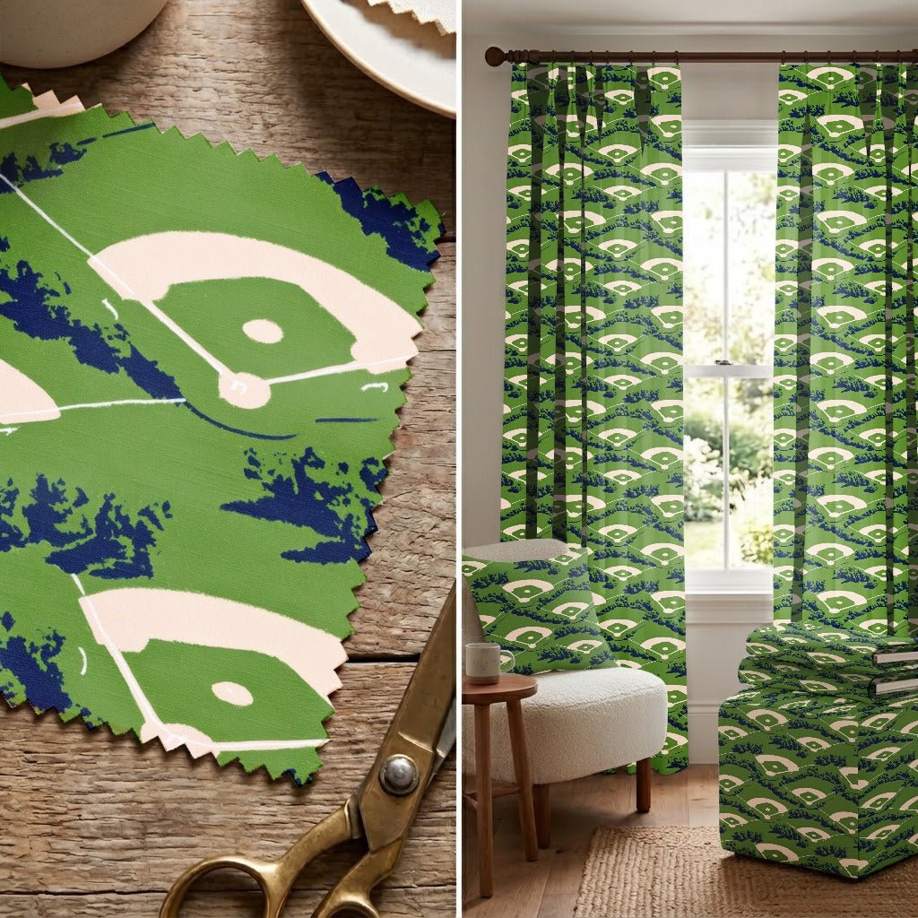 All American Diamond - Fabric - Linen Rowe