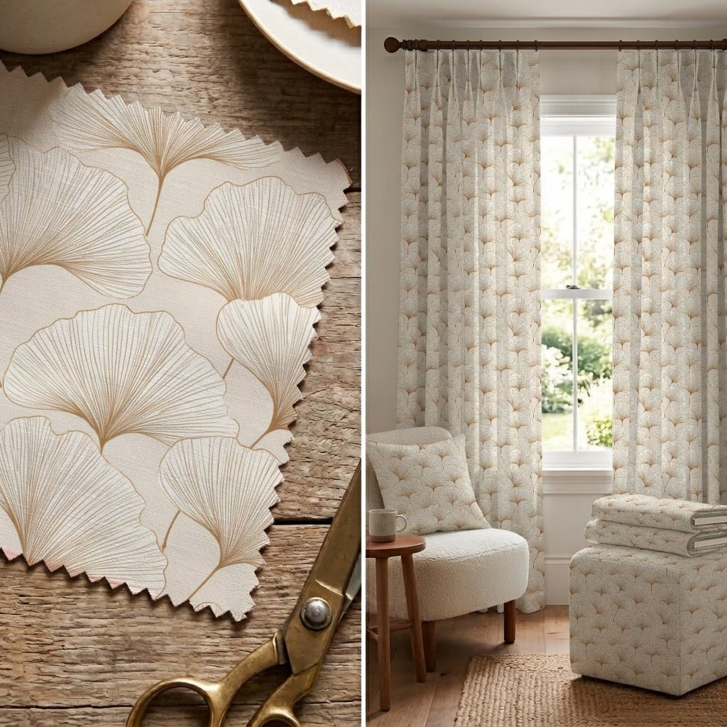 Alma Ginko - Fabric - Linen Rowe