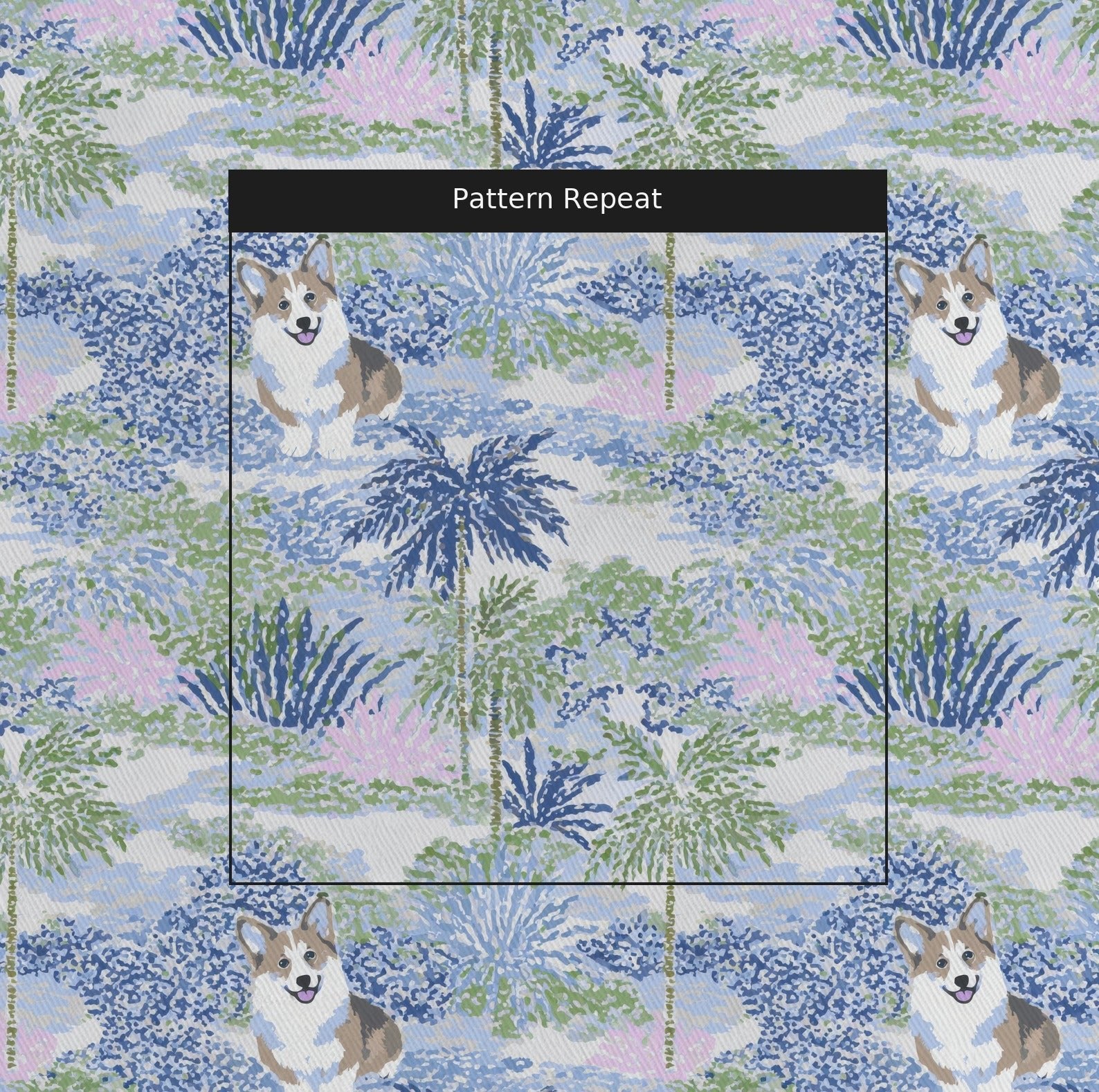 Aloha Paw - Fabric - Linen Rowe
