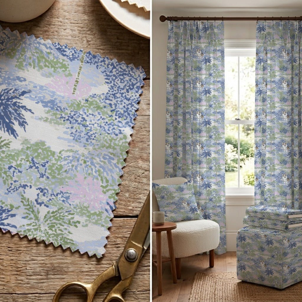 Aloha Paw - Fabric - Linen Rowe