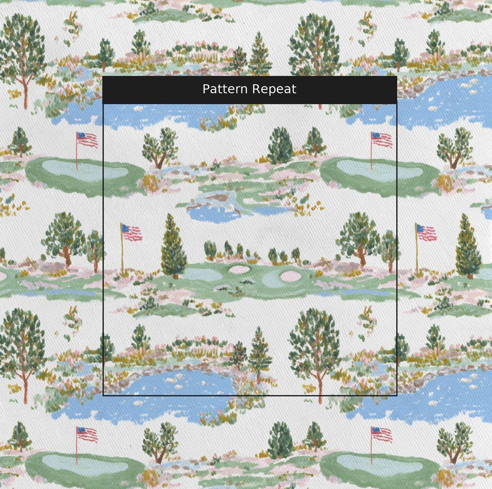 American Golfer - Fabric - Linen Rowe
