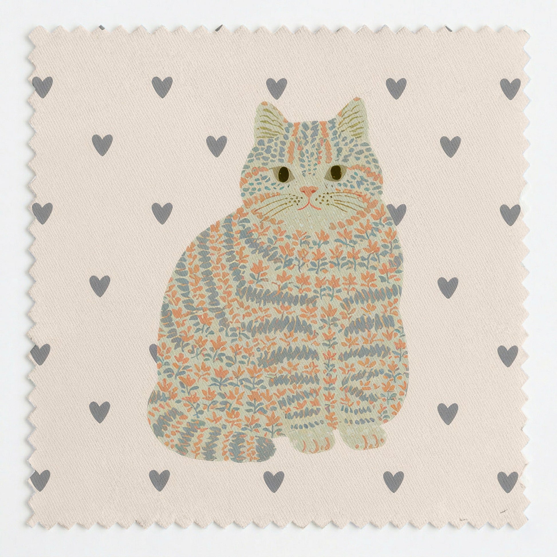 American Shorthair Love - Fabric - Linen Rowe