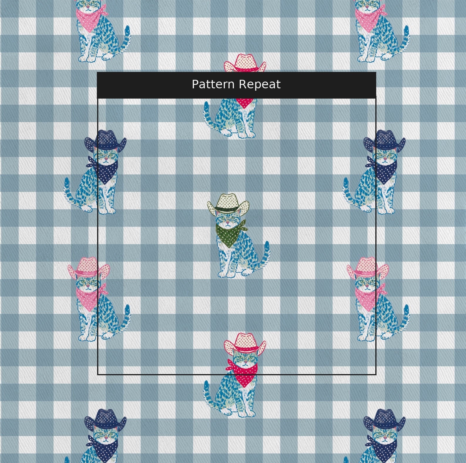 American Shorthair Wild West - Fabric - Linen Rowe