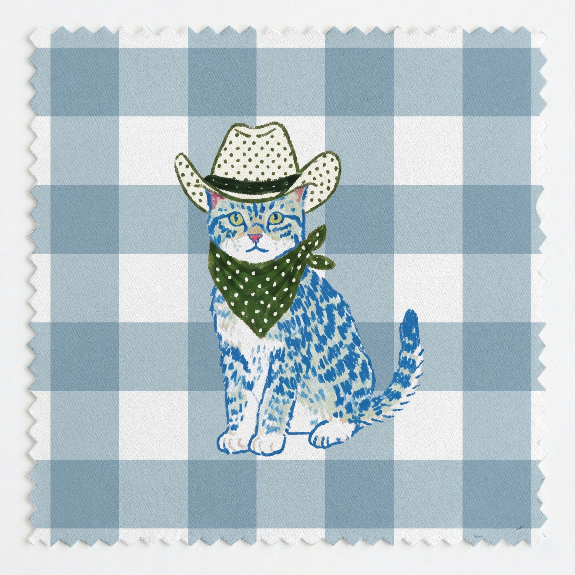 American Shorthair Wild West - Fabric - Linen Rowe