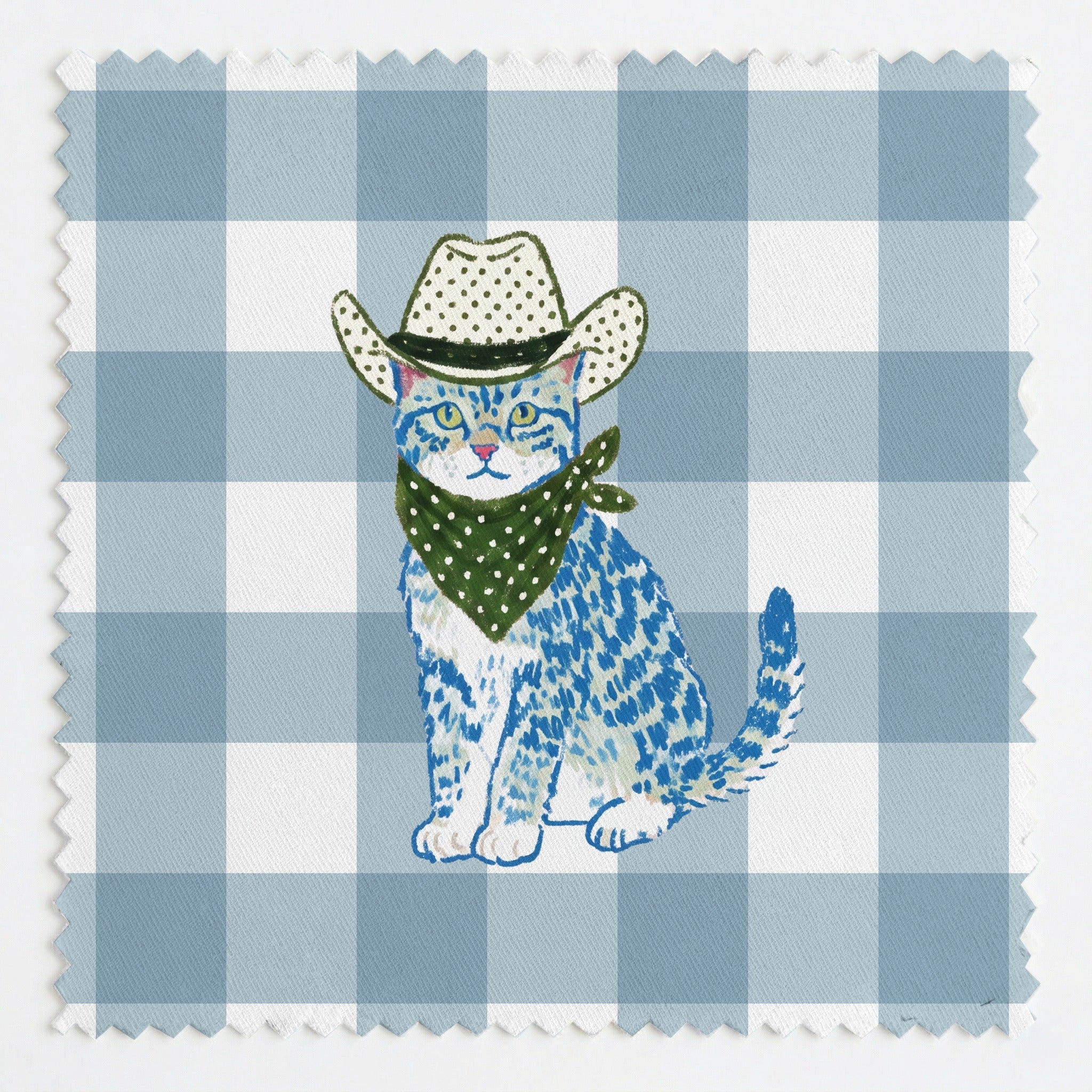 American Shorthair Wild West - Fabric - Linen Rowe