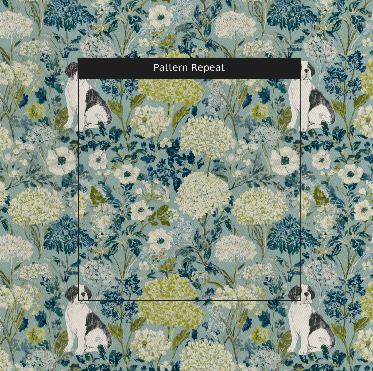 Among the Flowers - Fabric - Linen Rowe