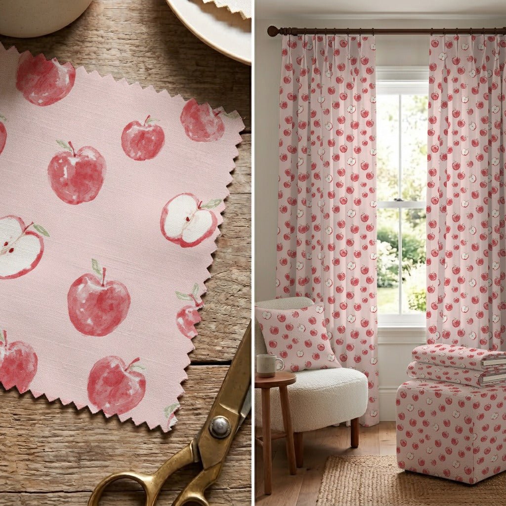 An Apple A Day - Fabric - Linen Rowe