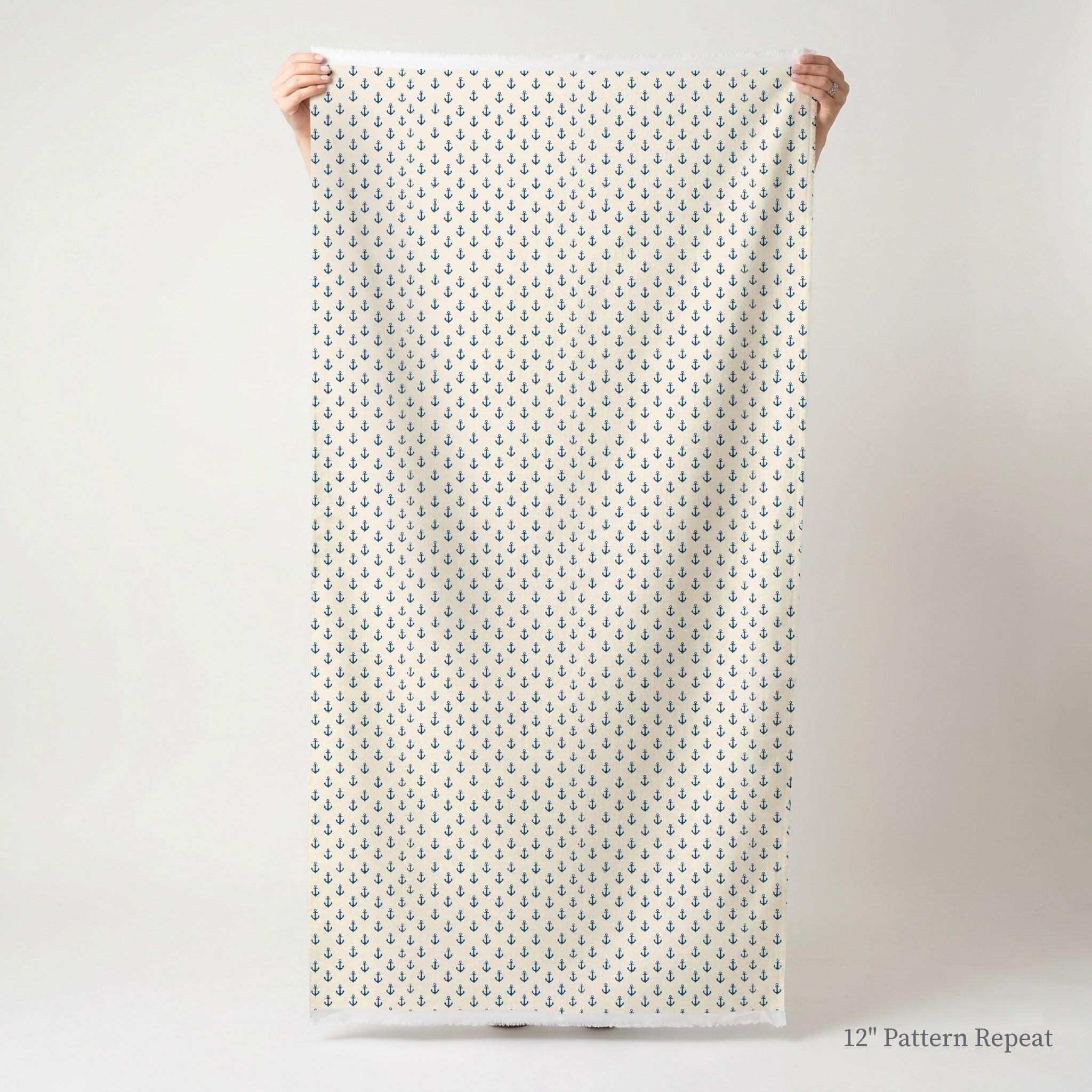 Anchor Grid - Fabric - Linen Rowe