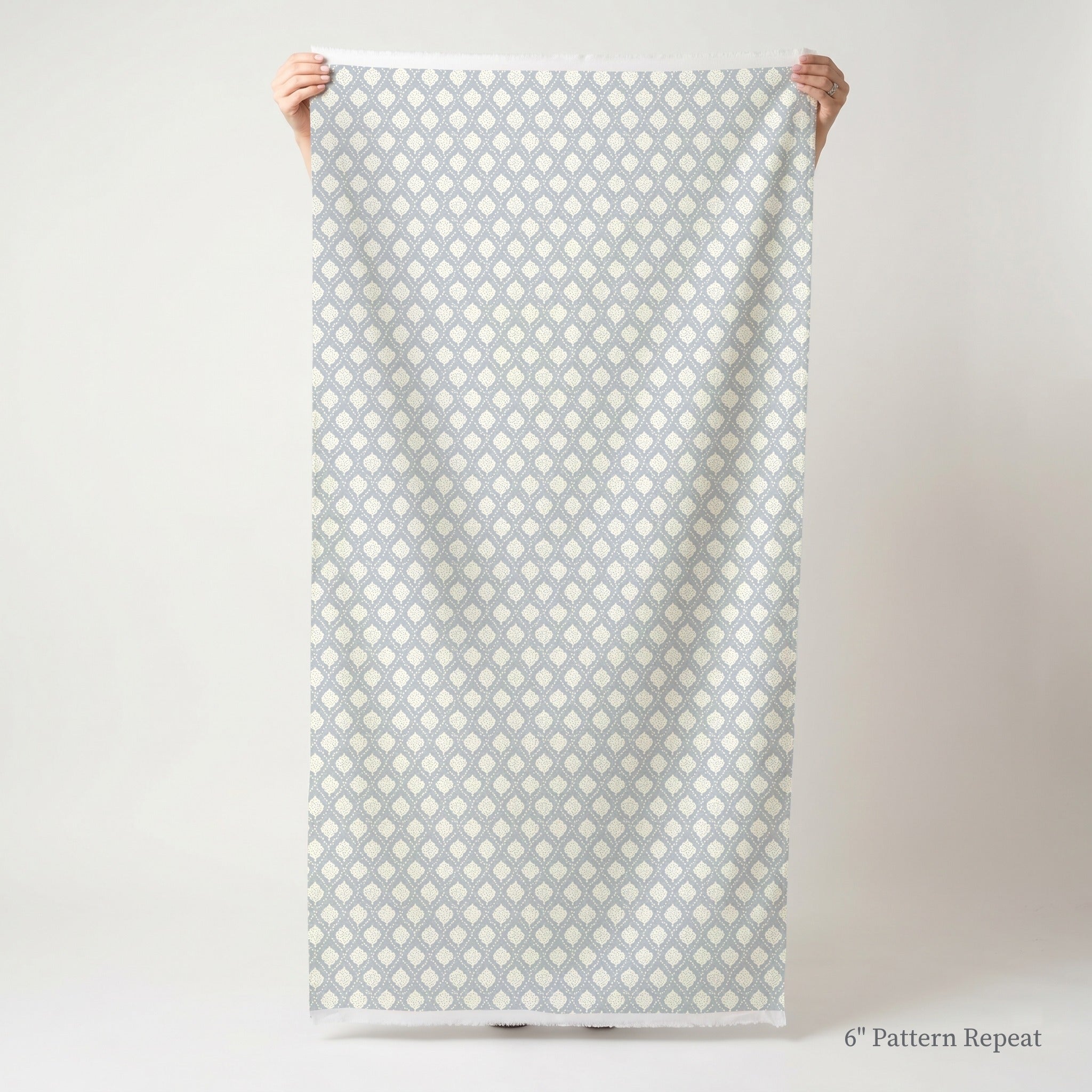 Anderson Blue - Fabric - Linen Rowe