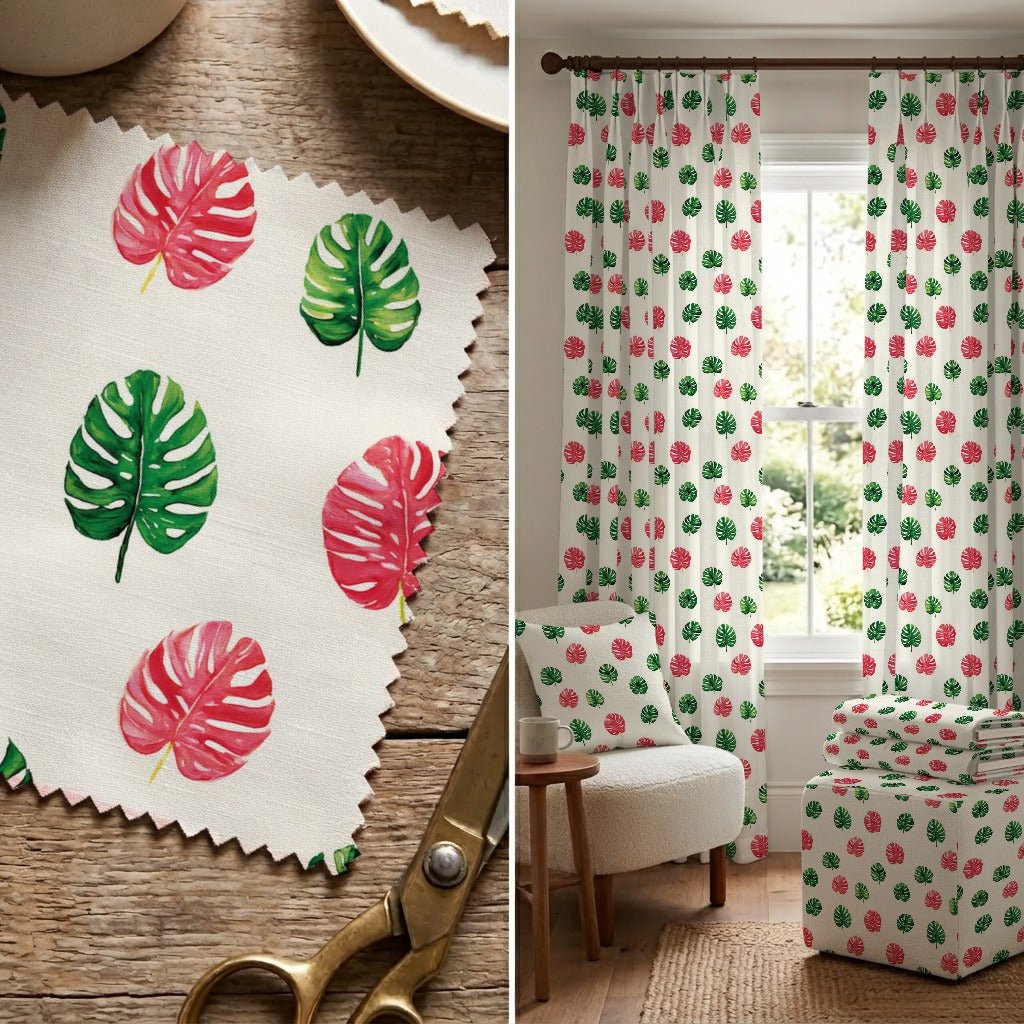 Andrea Palm - Fabric - Linen Rowe