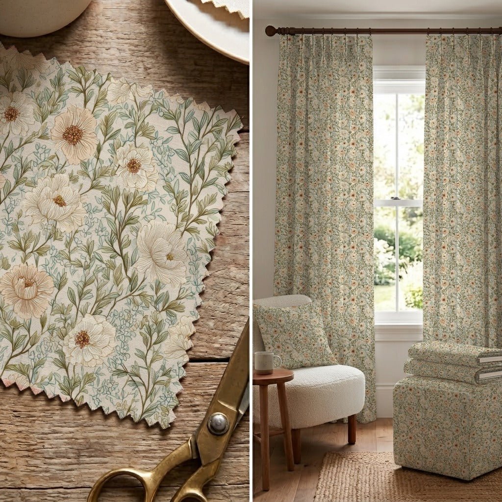 Anemone - Fabric - Linen Rowe