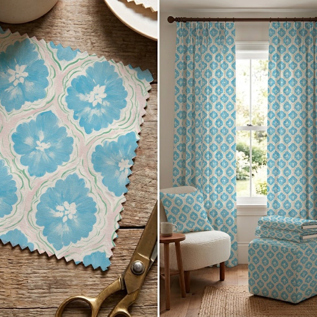 Anna Motif - Fabric - Linen Rowe