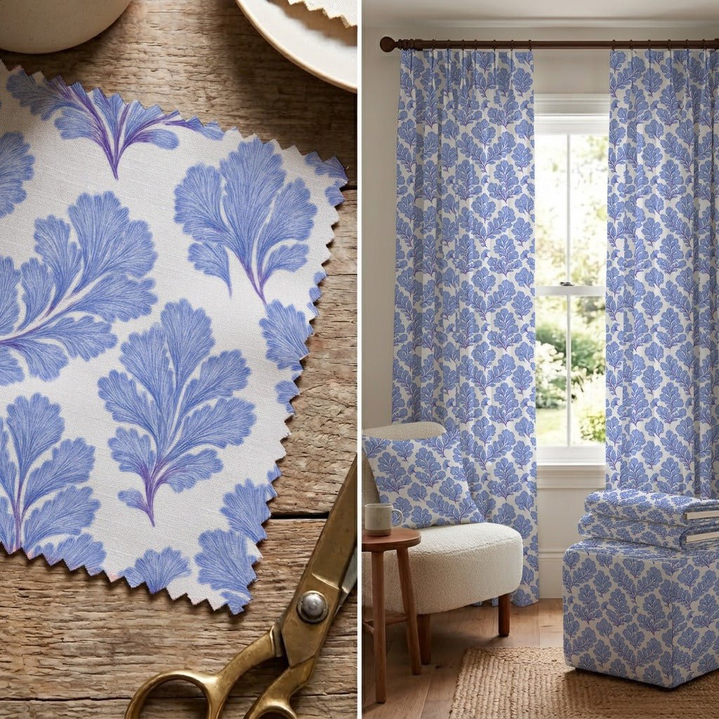 AnnaKatherine Blue - Fabric - Linen Rowe