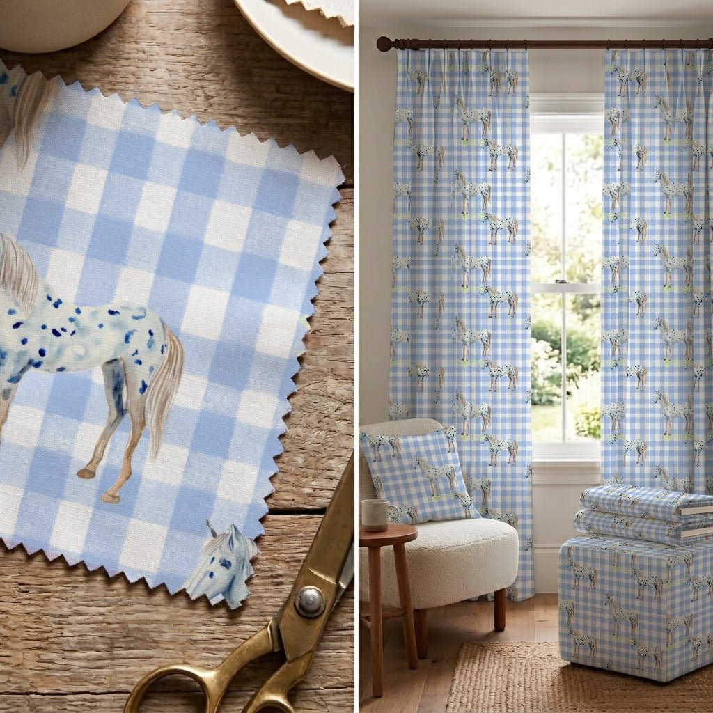 Appaloosa Gingham - Fabric - Linen Rowe