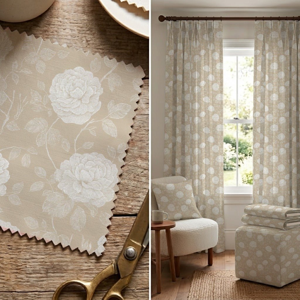 Arden Blossom - Fabric - Linen Rowe