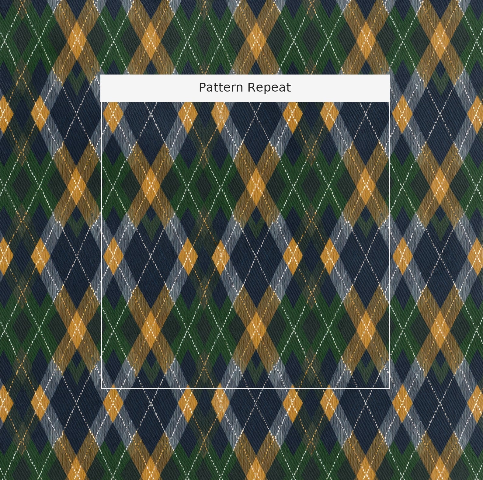 Argyle Prep - Fabric - Linen Rowe