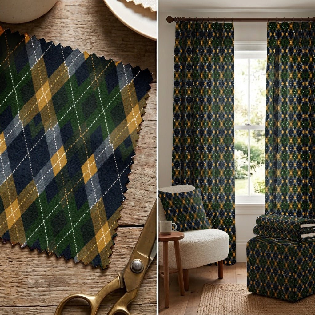 Argyle Prep - Fabric - Linen Rowe