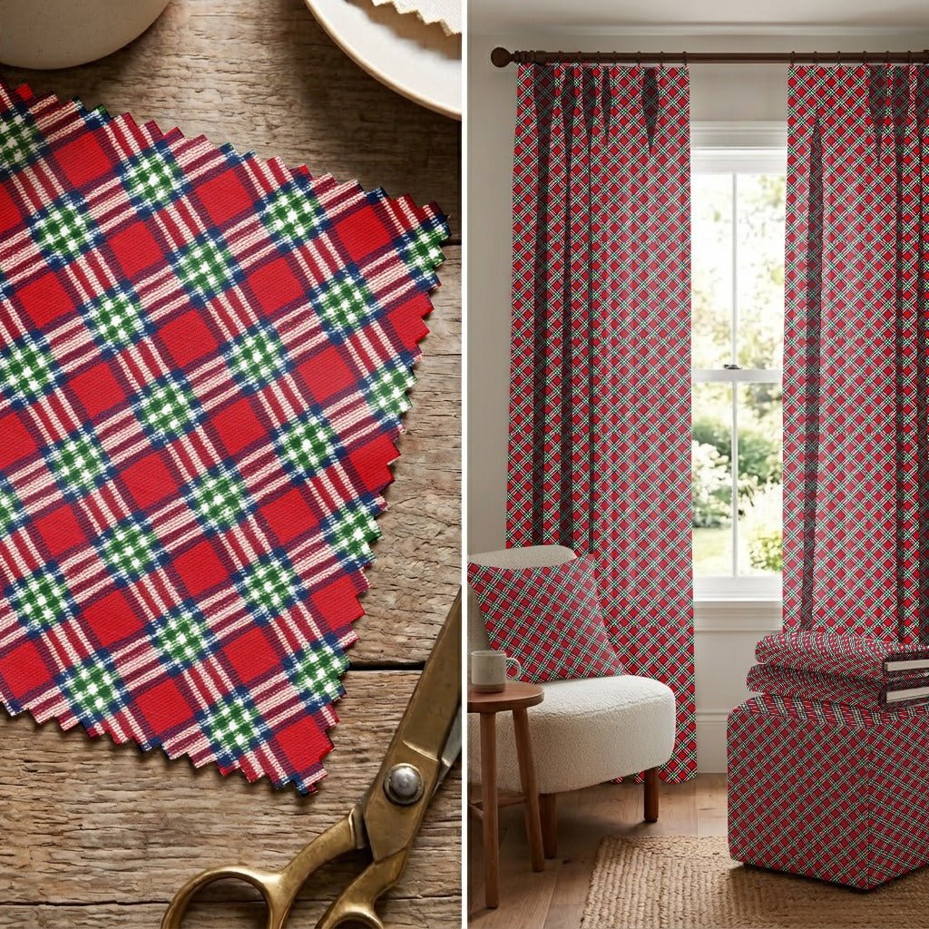 Arletta Plaid - Fabric - Linen Rowe