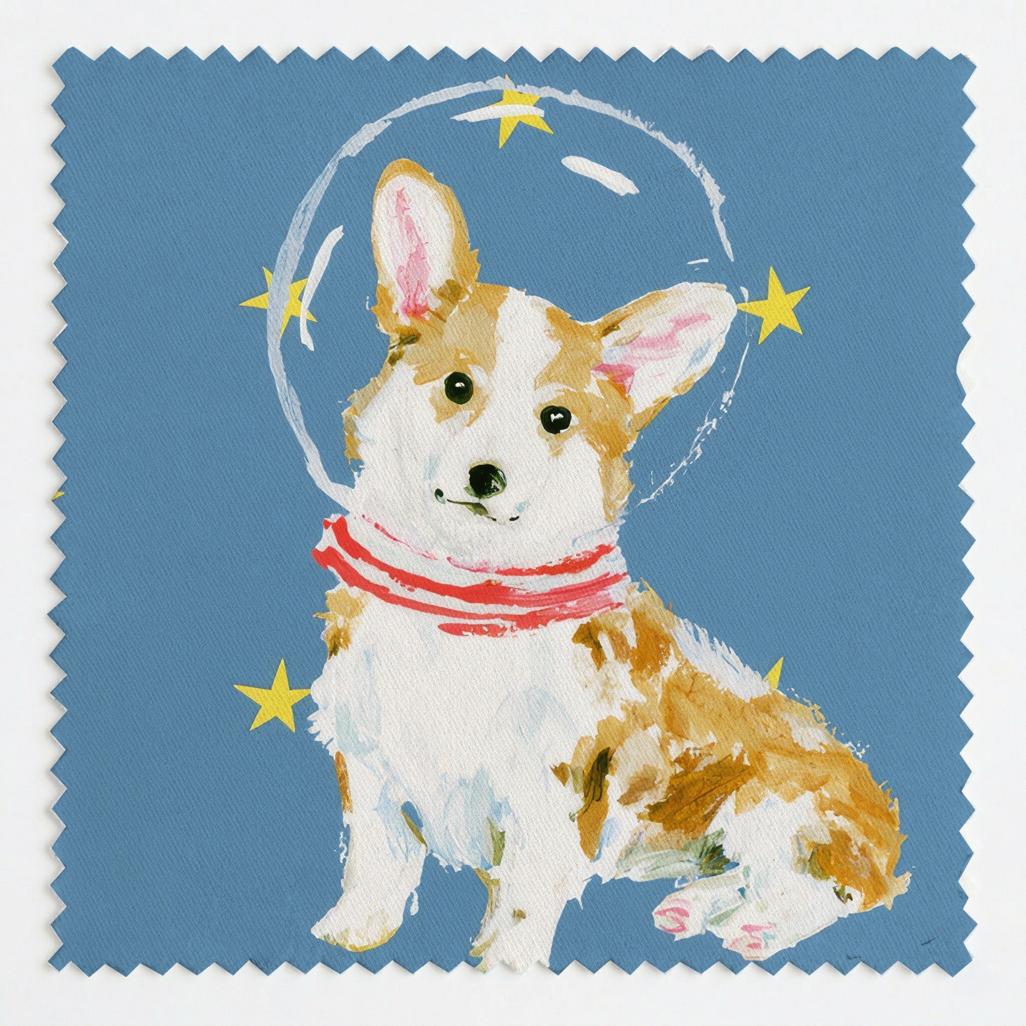 Astro Corgi - Fabric - Linen Rowe