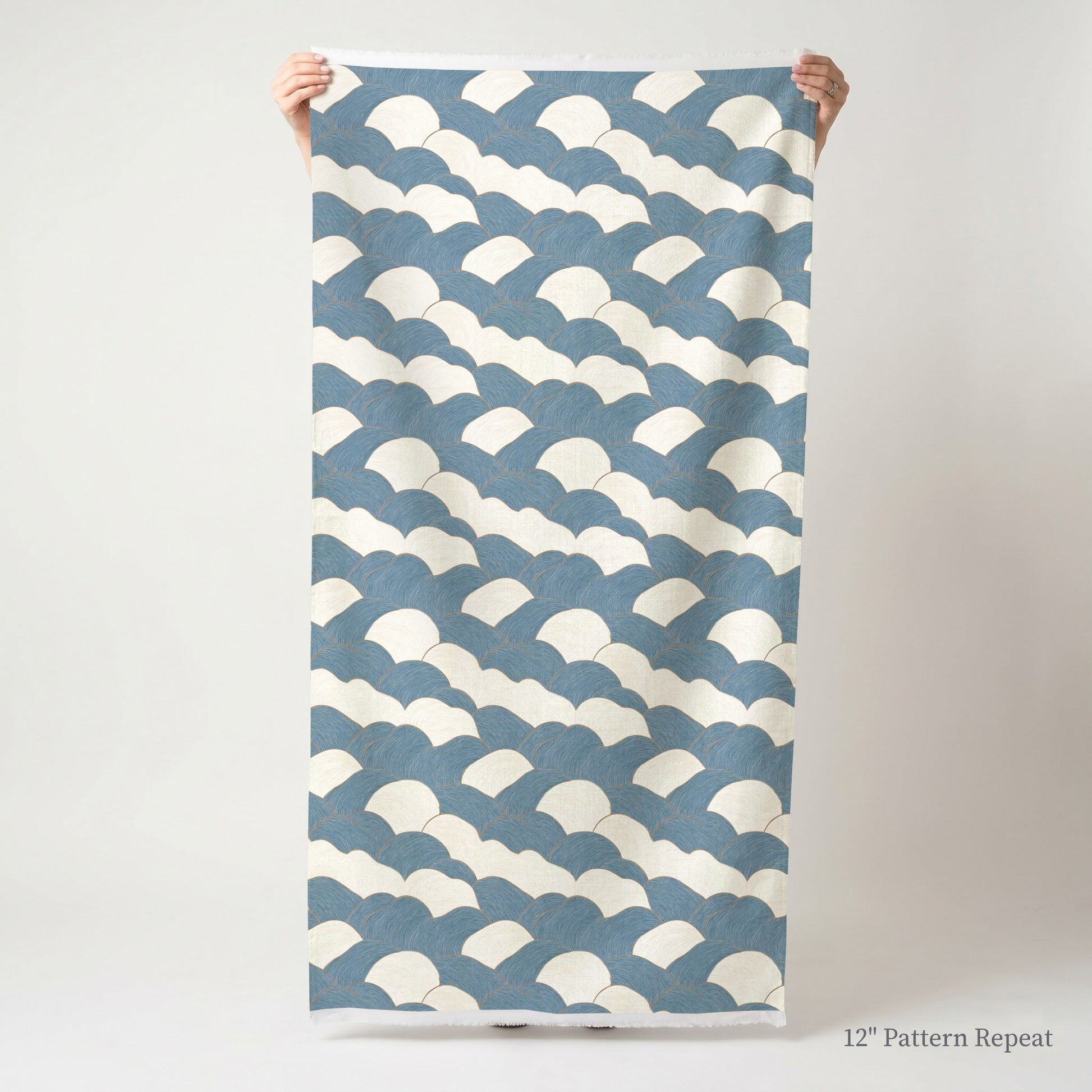 Atticus Clouds - Fabric - Linen Rowe