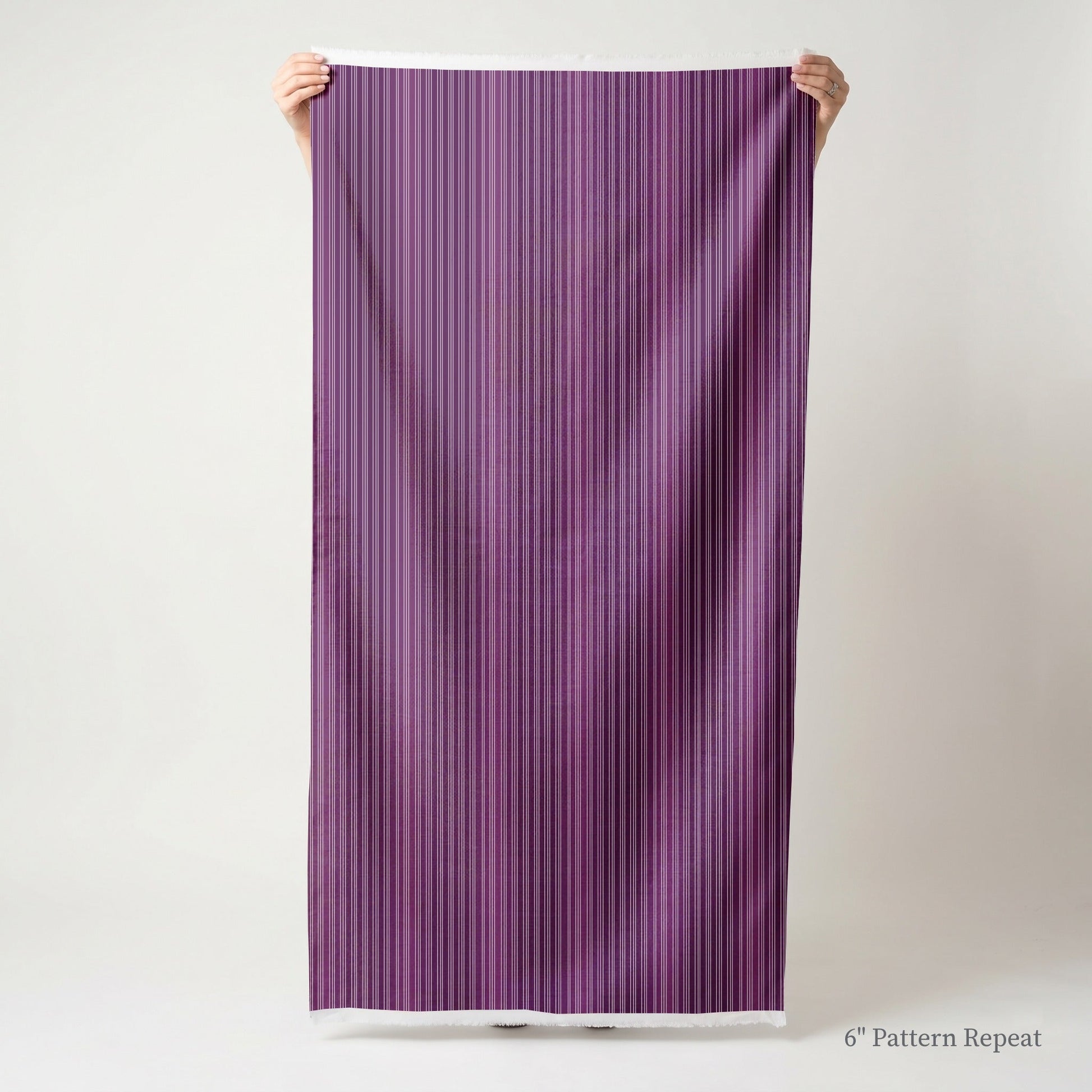 Aubergine - Fabric - Linen Rowe