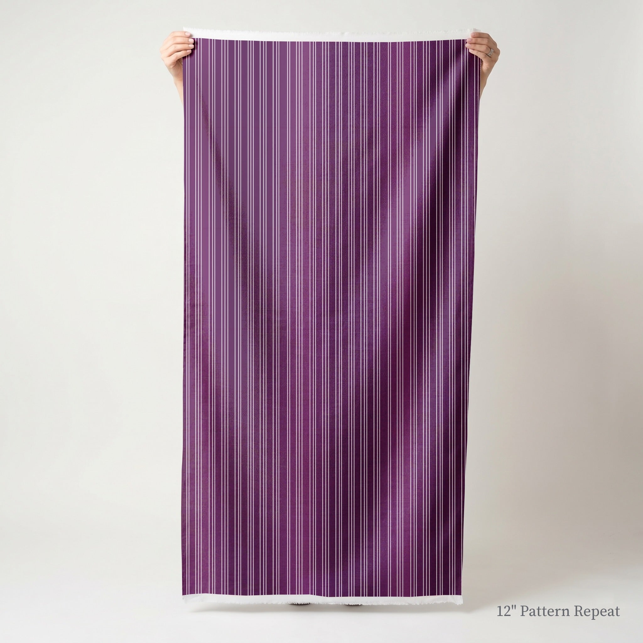 Aubergine - Fabric - Linen Rowe