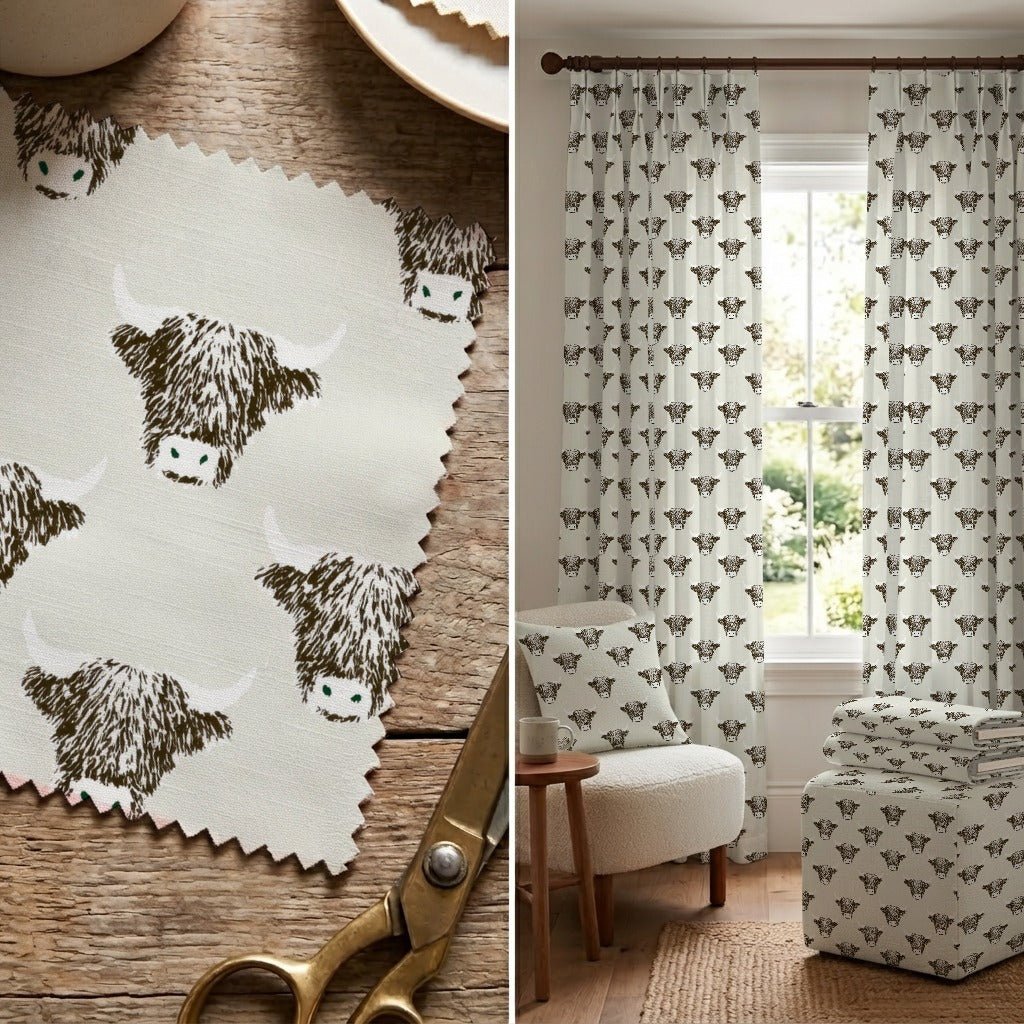 Audrey Highland - Fabric - Linen Rowe