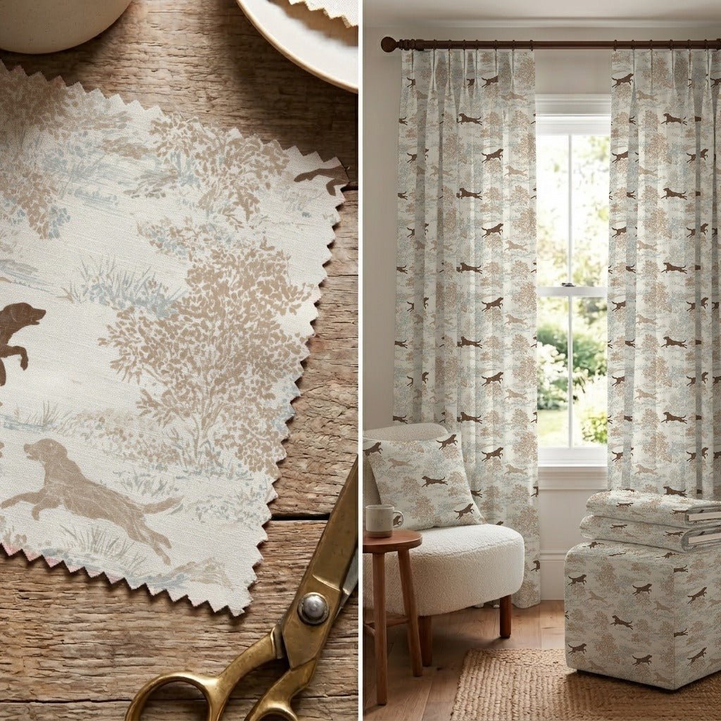 August Toile - Fabric - Linen Rowe