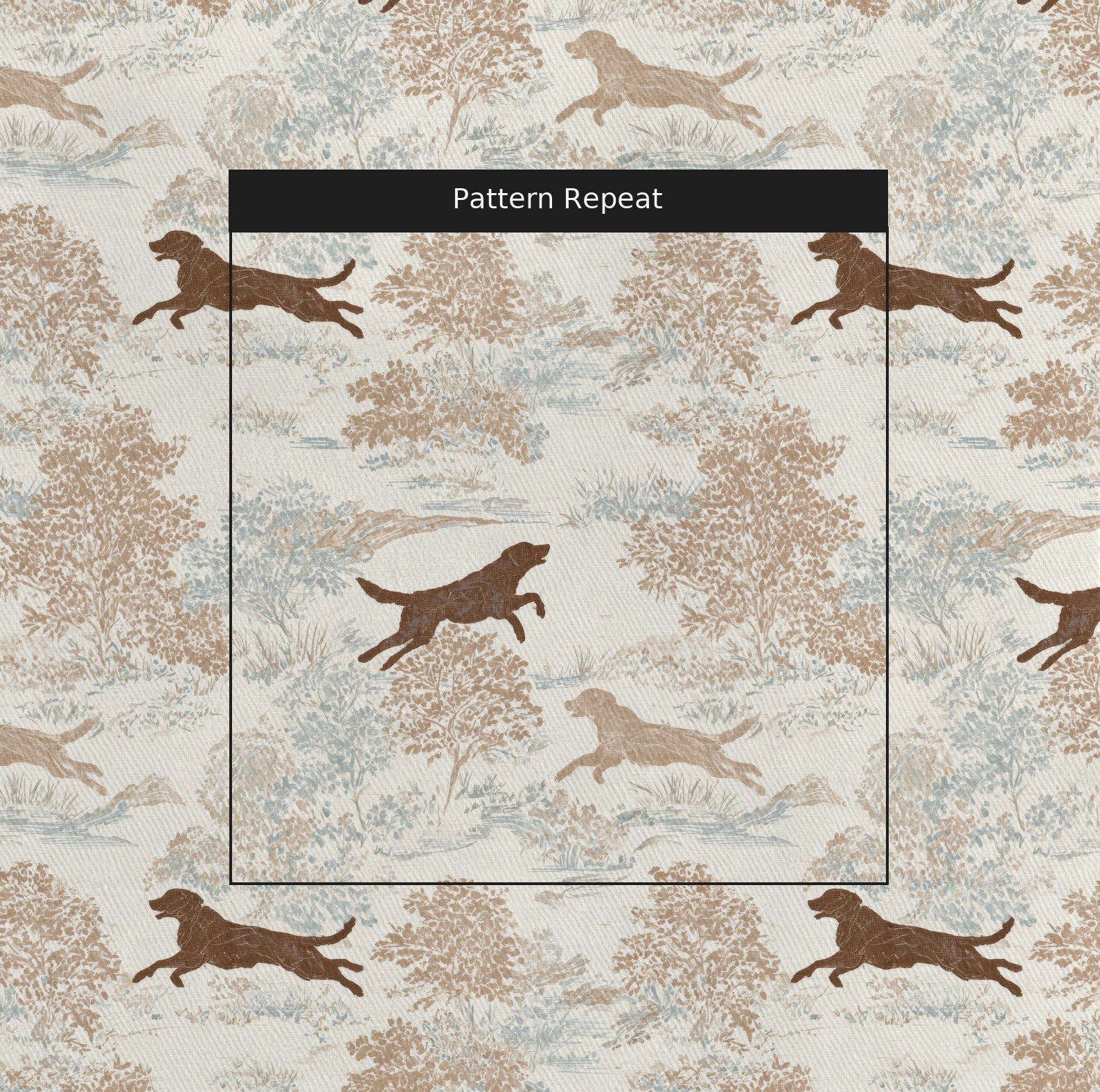 August Toile - Fabric - Linen Rowe