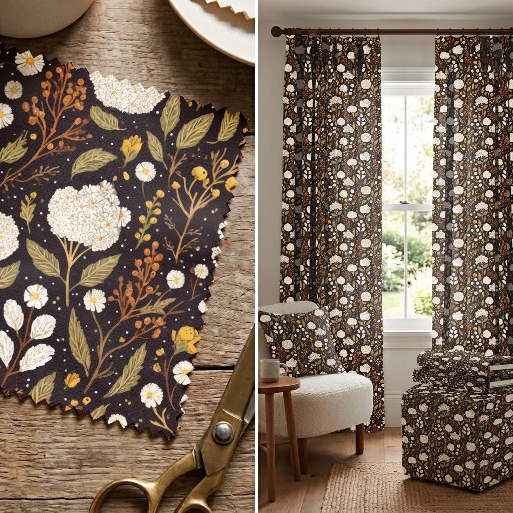 Autumn Bouquet - Fabric - Linen Rowe
