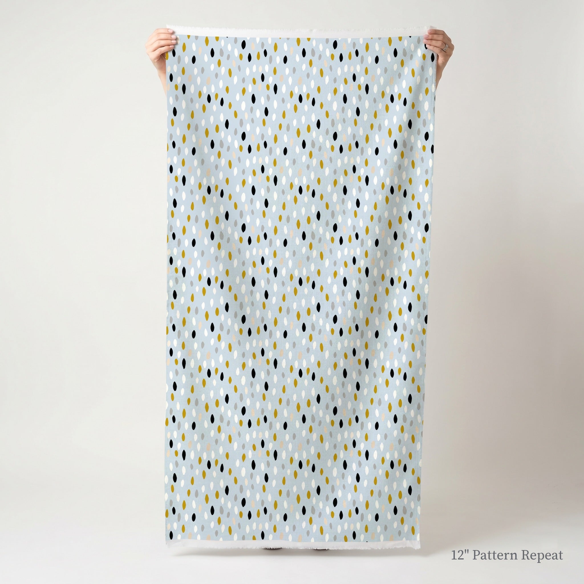 Aveline Raindrop - Fabric - Linen Rowe