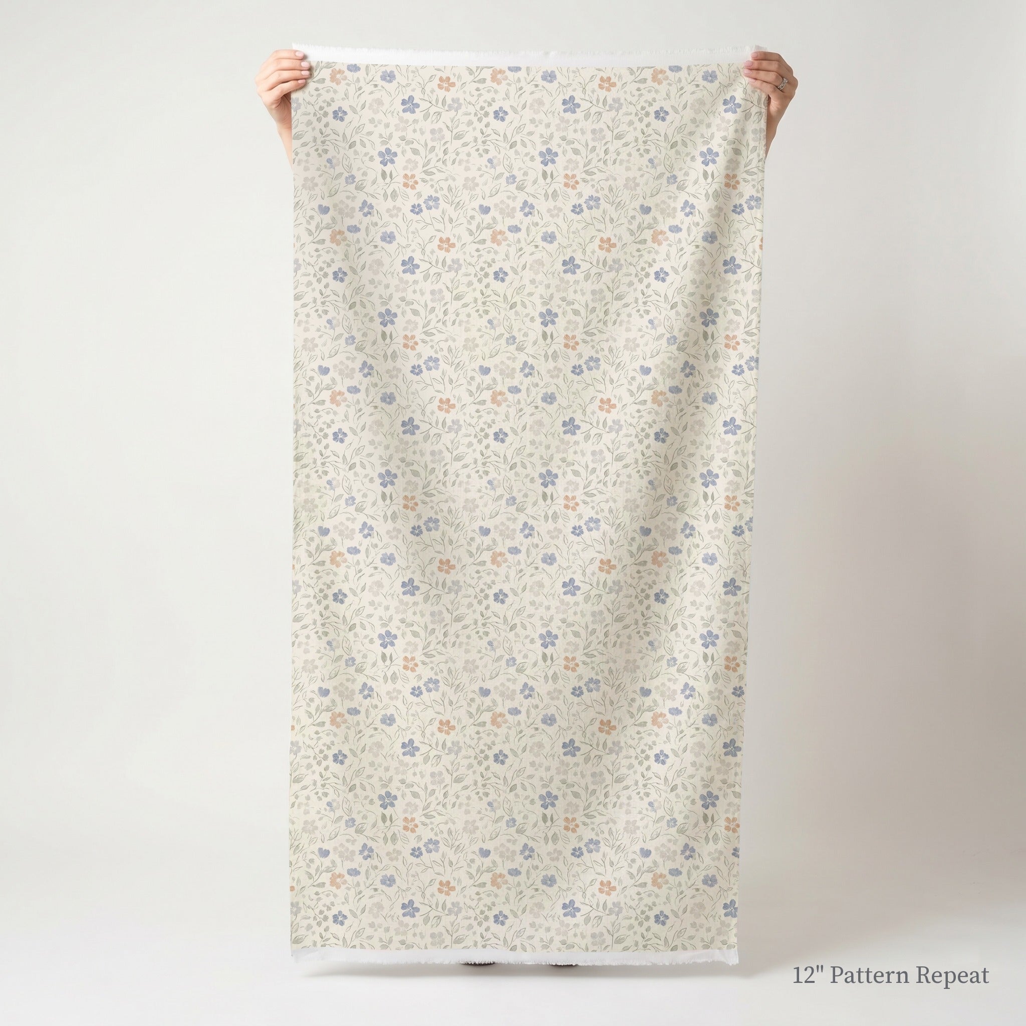 Avery Floral - Fabric - Linen Rowe
