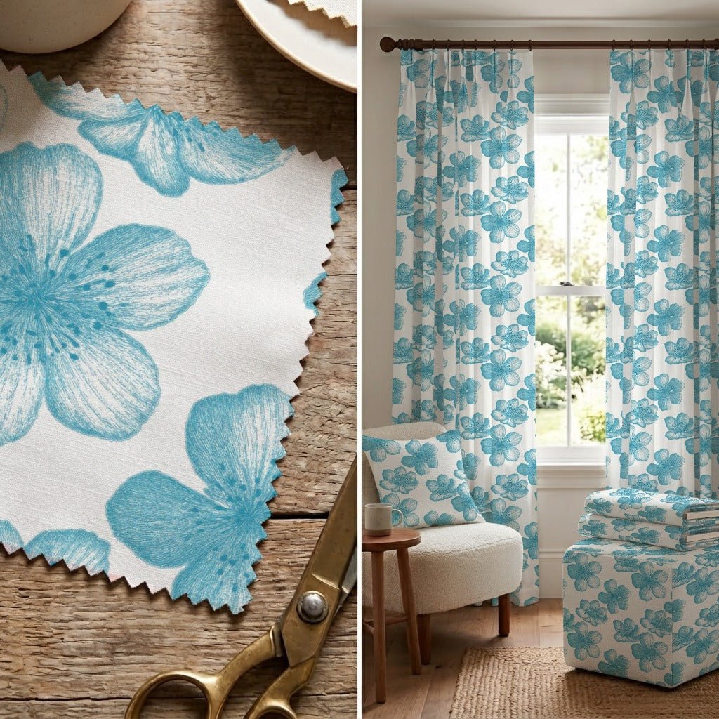 Azul - Fabric - Linen Rowe