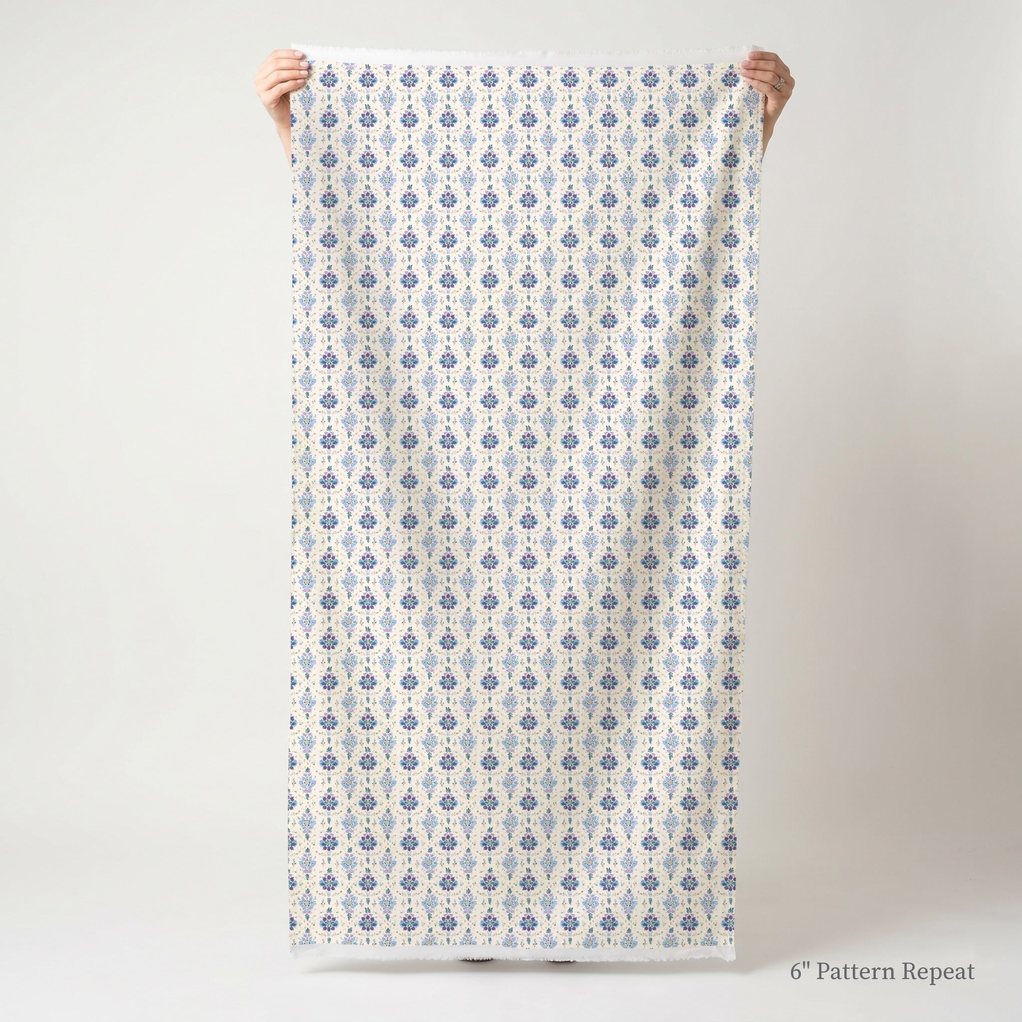 Azure - Fabric - Linen Rowe