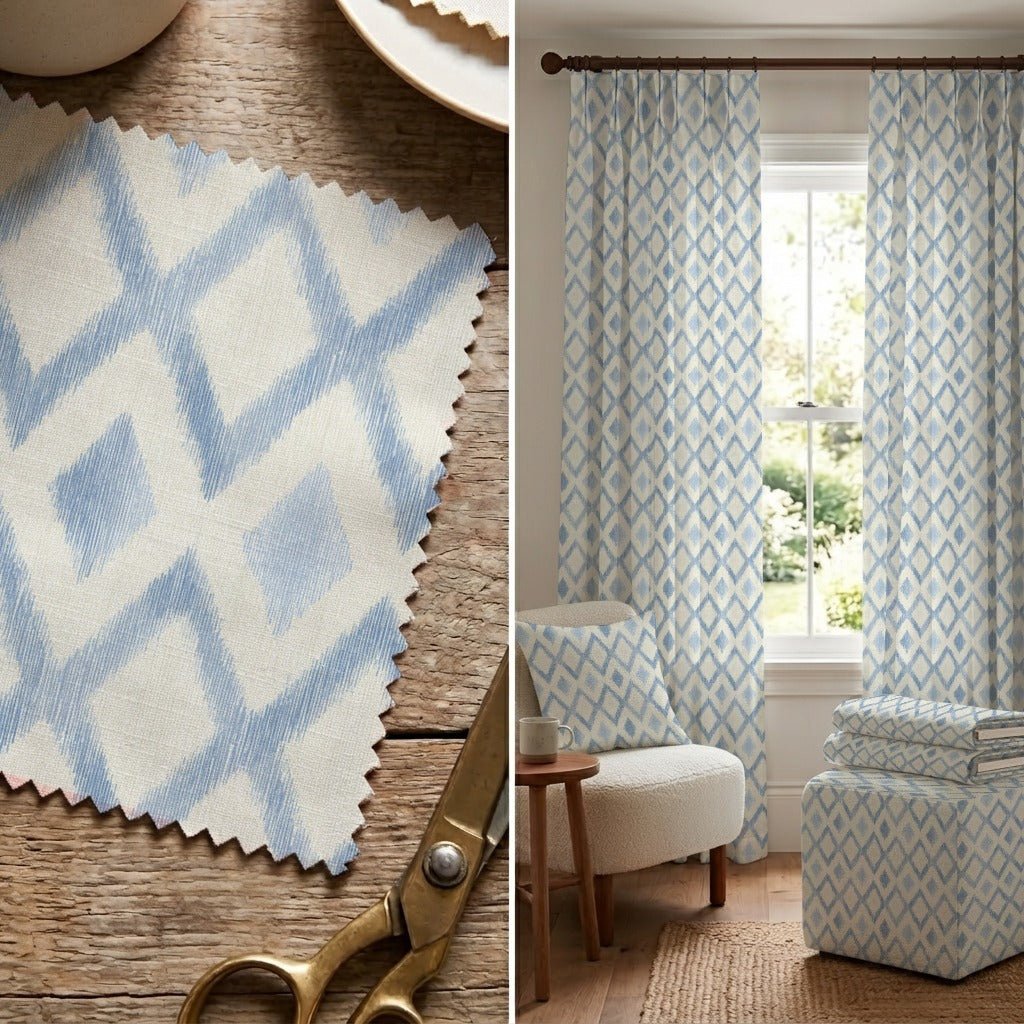Baby Blue - Fabric - Linen Rowe