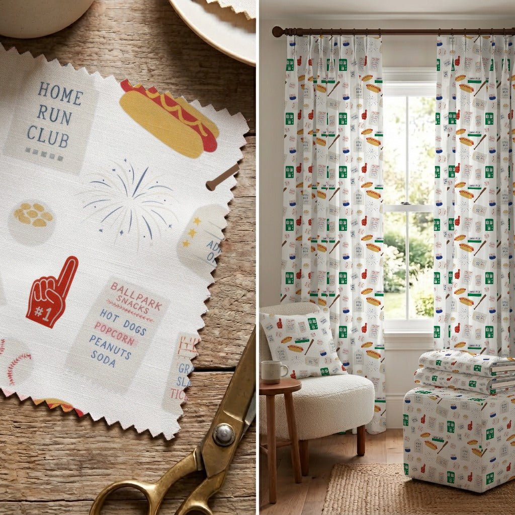 Baseball Trinkets - Fabric - Linen Rowe