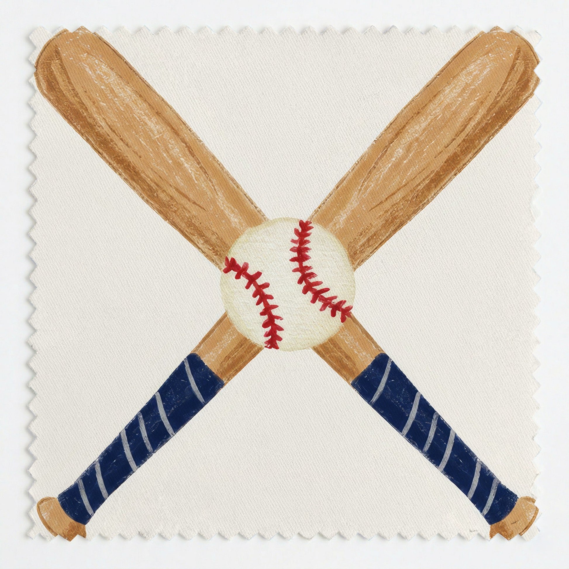 Baseball X - Fabric - Linen Rowe