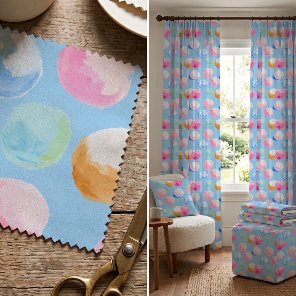 Beach Balls - Fabric - Linen Rowe