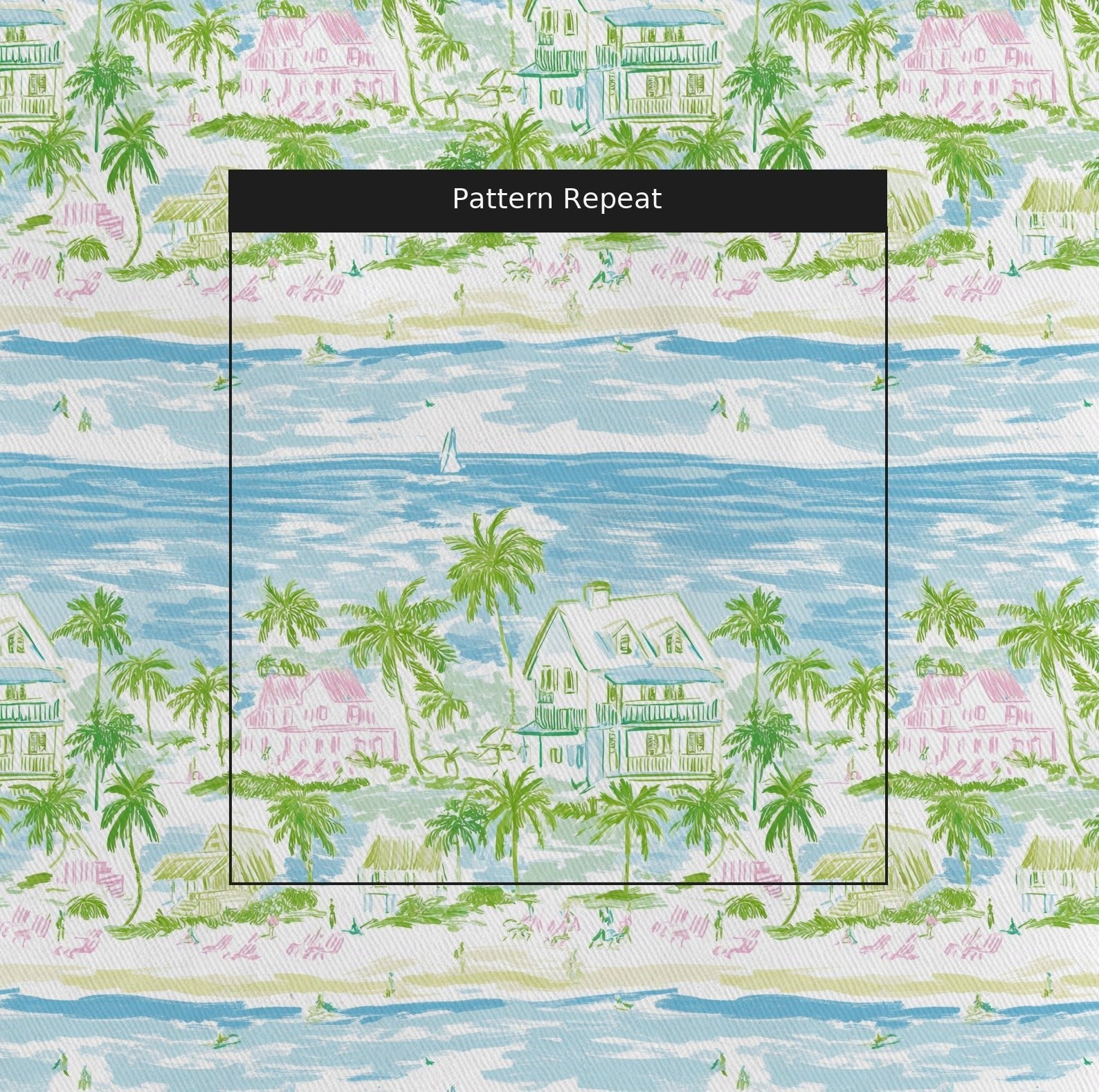 Beach House - Fabric - Linen Rowe